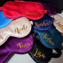 Load image into Gallery viewer, Satin Sleep Mask, Personalized
