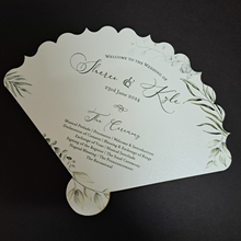 Load image into Gallery viewer, fan program Barbados wedding program