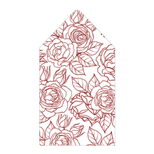 Load image into Gallery viewer, Rose outline box liner