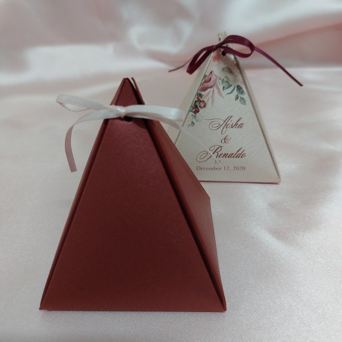 Pyramid Favor Box The Stationery Boutique