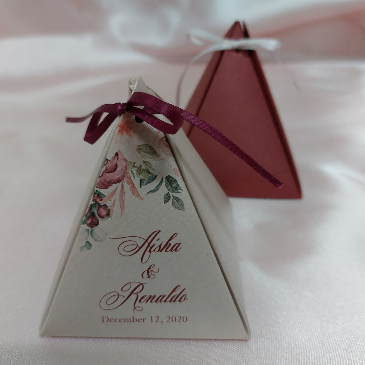Pyramid Favor Box The Stationery Boutique