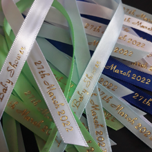 Load image into Gallery viewer, Printed Satin Ribbons