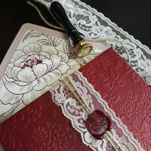 Load image into Gallery viewer, Wedding Invitations - Peonies