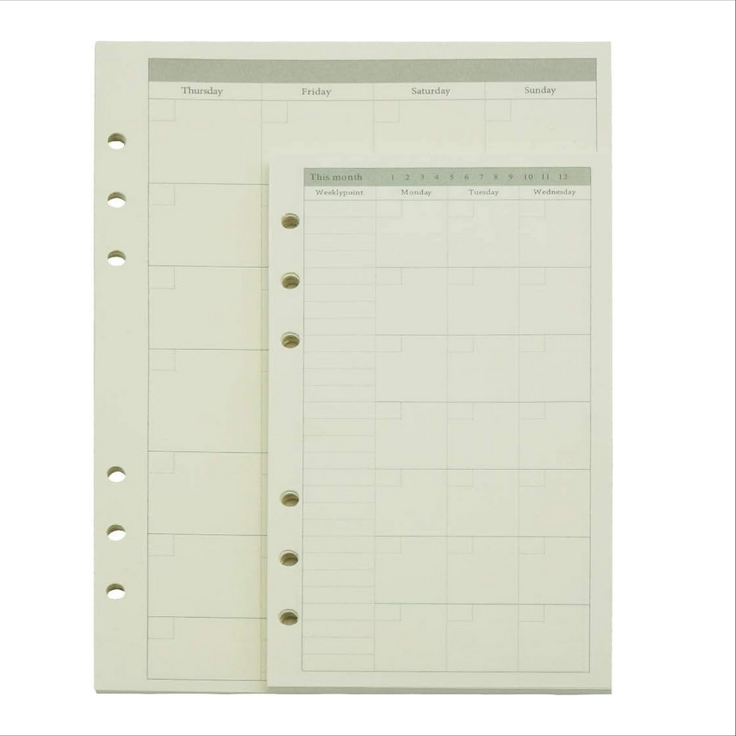 Undated Planner Pages