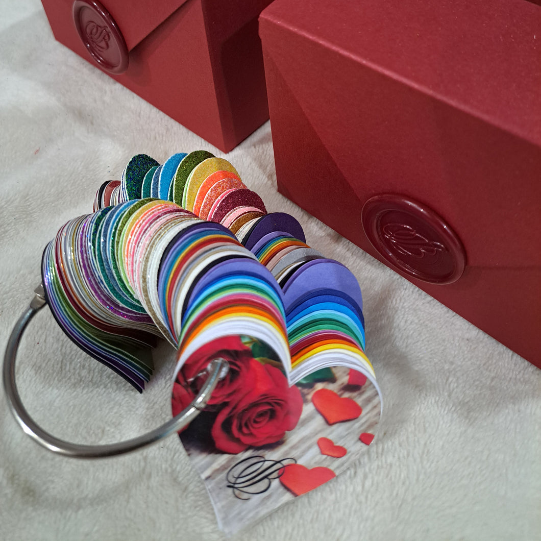 Paper Love Swatch Ring