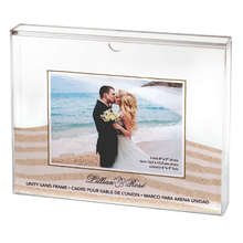 Load image into Gallery viewer, Clear Acrylic Unity Sand Ceremony Photo Frame
