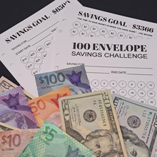 Load image into Gallery viewer, Savings Goal Cards (4pk)
