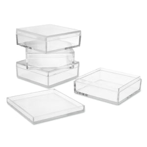 Mini Square Containers x4