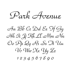 Font, Park Avenue