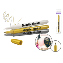 Load image into Gallery viewer, Metallic Marker, 0.7 mm Extra Fine Tip w/Shaker Ball
