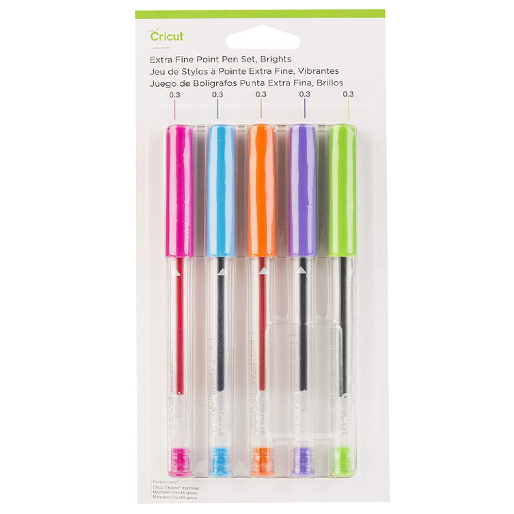 Cricut Extra Fine-Point Pen Set, Brights