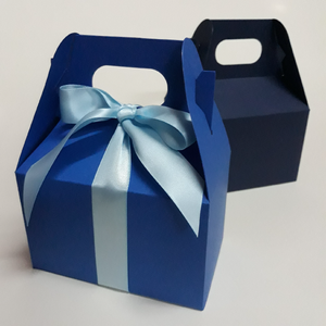 Gable box with satin ribbon