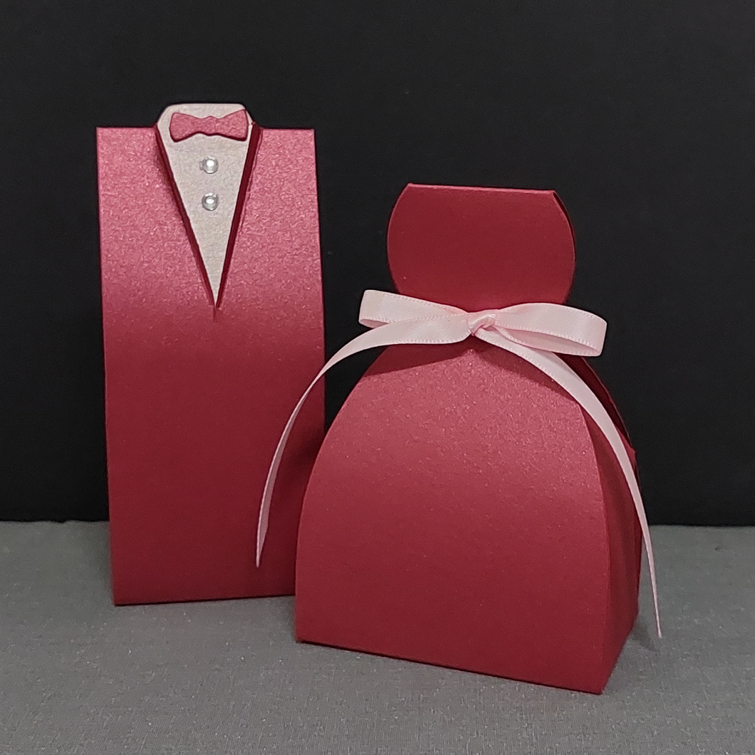Tuxedo and Dress Favor Boxes