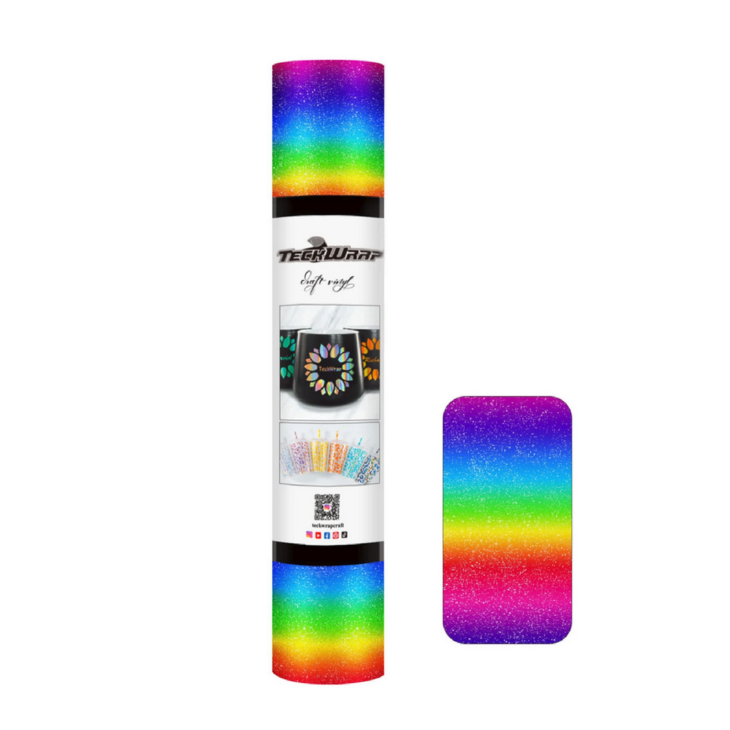 Rainbow Stripes Adhesive Vinyl