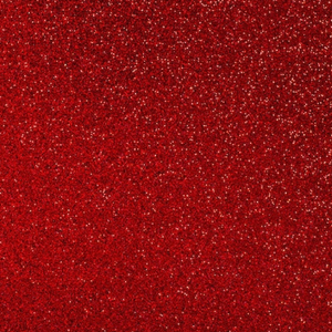 Red glitter card