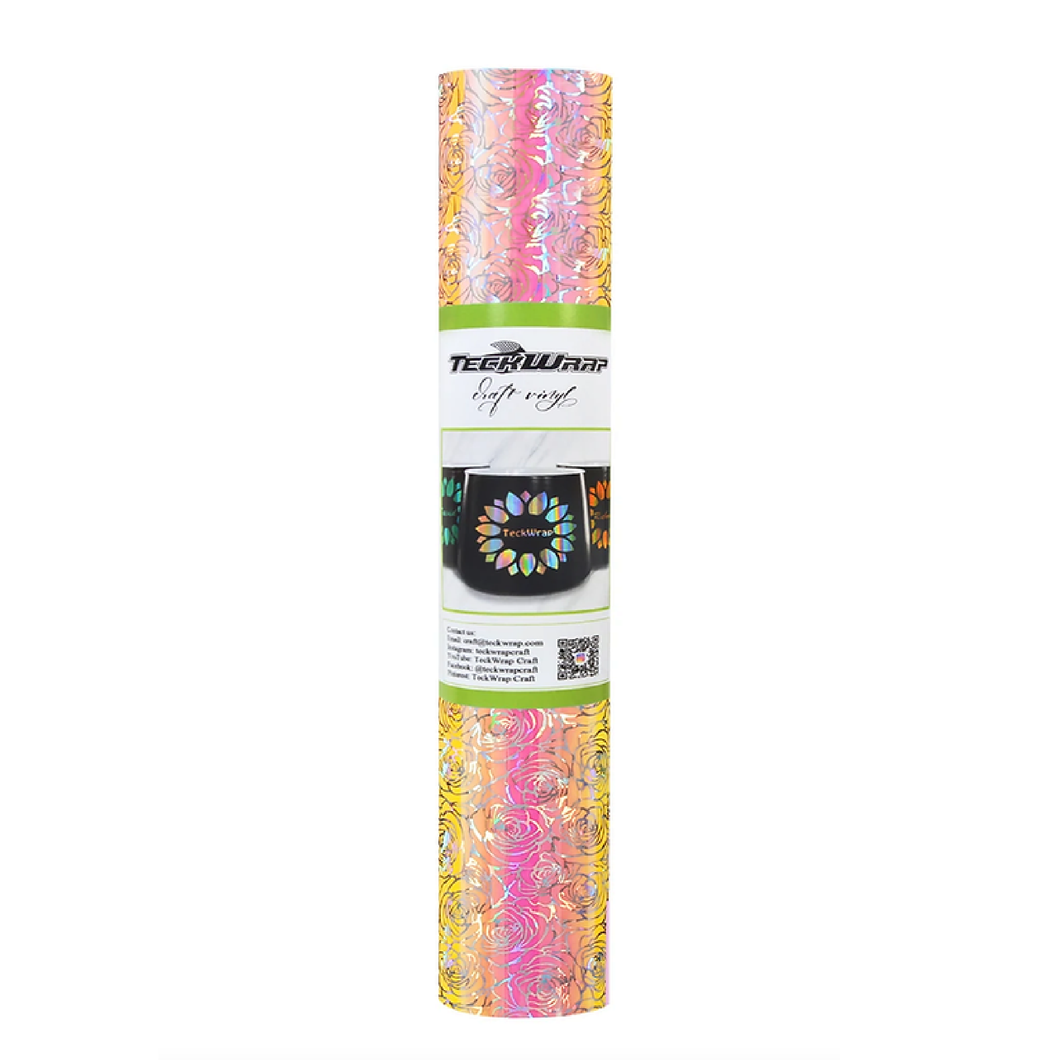 Holographic Opal Pattern Adhesive Vinyl